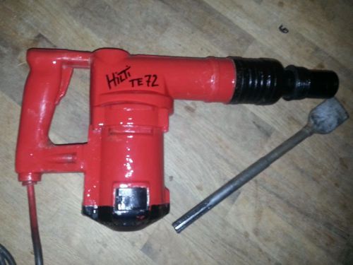 Hilti TE72 Hammer Drill *repainted* includes one attachment bit (shown)