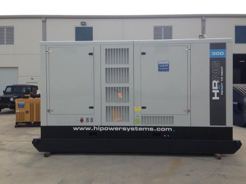 Hipower hrng-300 t6 natural gas generator set - 250 kw, 480v, 402 hp, 1800 rpm for sale
