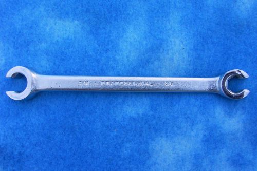 PROTO PROFESSIONAL 3/8&#039;&#039;  7/16&#034; Open End / Flare Nut Combination Wrench  3764