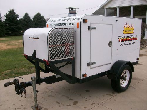 2005 thawzall 2m ground heater thaw frozen soil heat concrete 625 hrs no reserve for sale