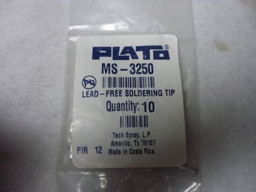 10pcs PLATO MS-3250  soldering tips FIR 12 lead free for Weller wsp-80