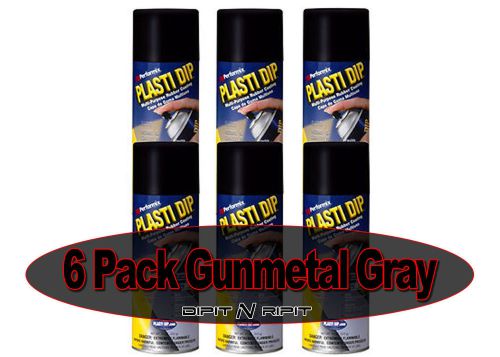 Plasti Dip Spray Cans 11oz 6 Pack Gunmetal Gray Plasti Dip Rubber Coating Paint