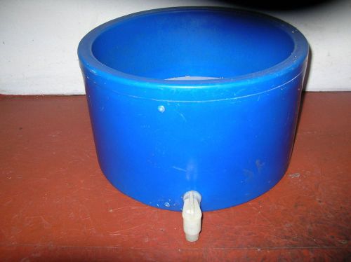 ROUND COUNTERTOP SODA OR WATER CONCESSION  COOLER WITH DRAIN 14 1/2&#034; X 6 1/2&#034;