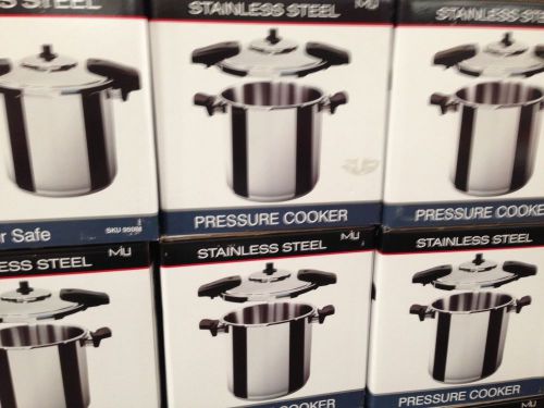COMMERCIAL RESTAURANT MIU France 95081 Stainless Steel 8 qt Pressure Cooker