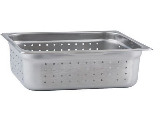 Thunder Half Size 4&#034; Deep Perforated Steam Pan - PACK OF 6