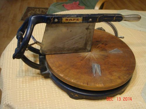Vintage CAST IRON Computing CHEESE CUTTER  &#034;SAFE&#034; 1905 MADE IN USA ORIGINAL