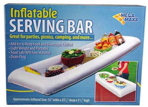Lot of 2 inflatable serving salad bar buffet picnic drink table cooler party ice for sale
