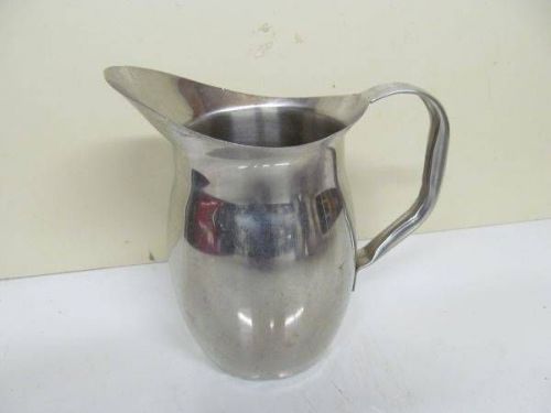 2 qt american metalcraft wp68 comm stainless ss serving drink water milk pitcher for sale