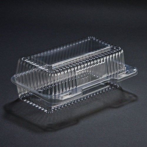 Set of 50 Clear Hinged Lid Plastic Container 9&#034;x5&#034;x3&#034; Clamshell style#7321XI1/3