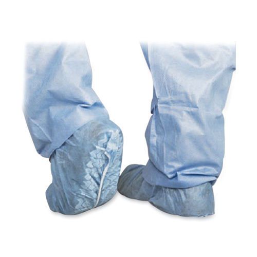 Medline Scrub Shoe Cover, Skid-Resistant, 100/Pack, Blue. Sold as Box of 100