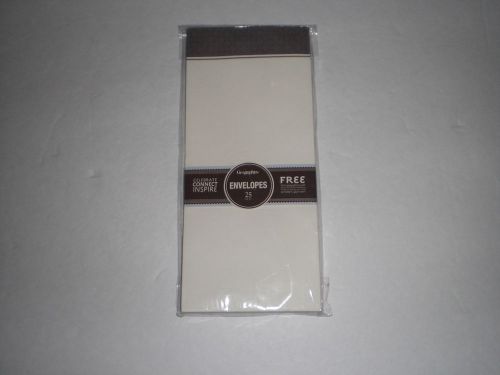 GEOGRAPHICS 25 COUNT ENVELOPES MODEL 48437 CAPPUCCINO