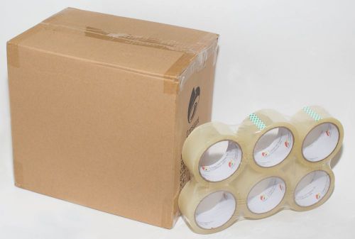 36 Rolls Clear Carton Sealing Packing Tape 2mil 2&#034; x 77 Yards