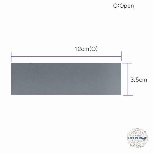 100 Pcs Transparent Shrink Film Wrap Heat Seal Packing 12cm(O) X 3.5cm NO.097