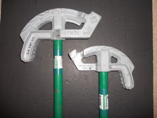 Greenlee  2pieces Aluminum Benders #840H, and #841H,