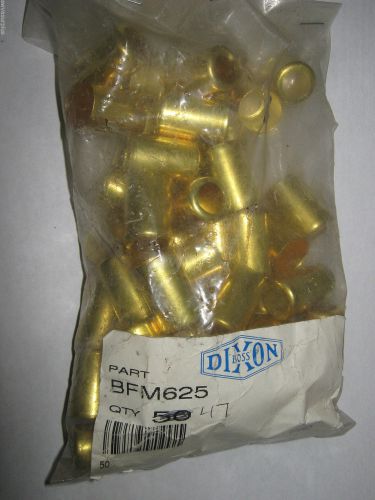 1 pc Dixon BFM625 Brass Crimping Ferrule, Lot of 47, New