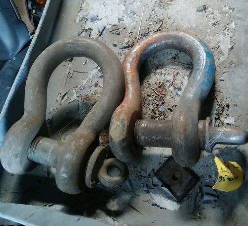 35 Ton Screw 2 inch Pin Anchor Shackle Rigging clevis used 2 available