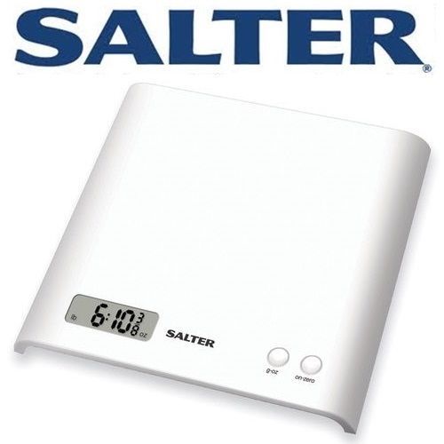 Salter Digital Electronic Kitchen Postage Letter Scale - KG and Pounds - White