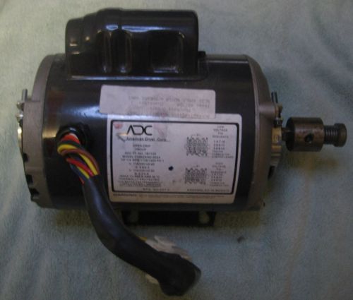 Adc american dryer motor 1ph 1/4 hp 110v-230v 50/60hz 181130 887150 for sale