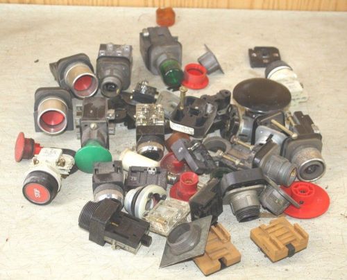 Grab Box of  Pushbutton Switches and Parts