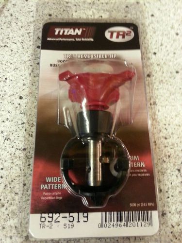 Titan tr2 519 reversible spray tip, paint sprayer, 5-19, trim, 692-519
