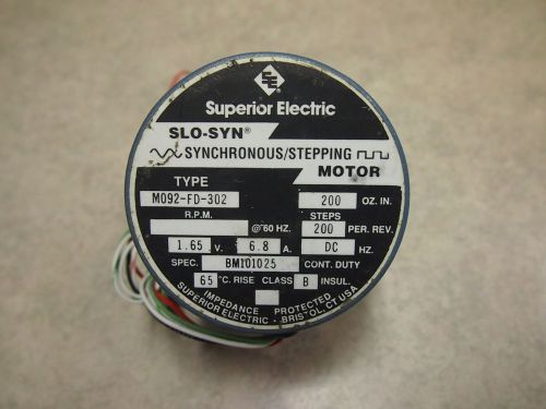 Superior Electric SLO-SYN M092-FD-302 Synchronous Stepping Motor