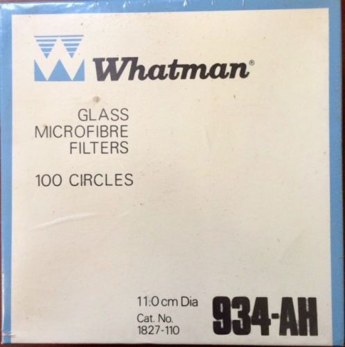Whatman Glass Fiber Filter 934-AH Cat No 1827-110