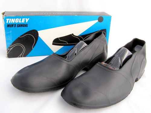 Men’s large tingley new overshoes galoshes rubbers sandal style fits sz 9 1/2  to 11 for sale
