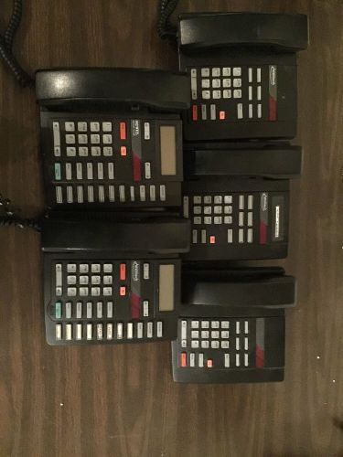 MIXED LOT OF 5 NORTEL Ameritech PHONES M8009 And Nt2n18aa13