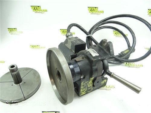 HAAS 5C ROTARY SERVO INDEXING FIXTURE W/ 7&#034; STEP COLLET CLOSER