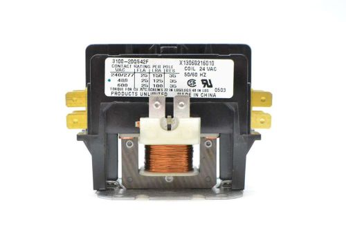 New tyco 3100-20q542f x13060216010 2p pole 24v-ac 35a amp ac contactor d408809 for sale