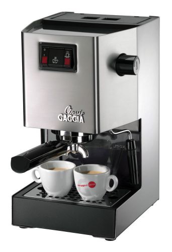 New gaggia milano classic stainless steel semi-automatic espresso machine 14101 for sale