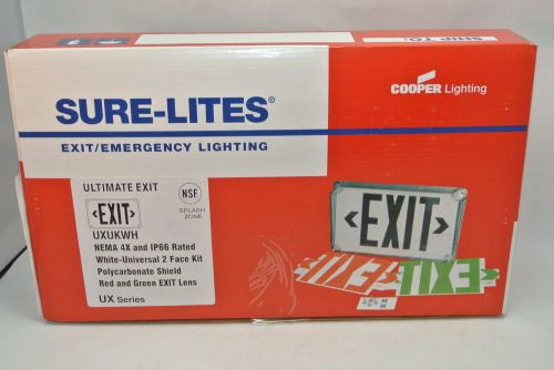 Cooper Lighting Sure-Lites Exit/Emergency Lighting ULTIMATE EXIT Sign UX Series