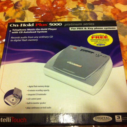 Onhold Plus 5000 flash memory or CD player, music on hold unit, complete.