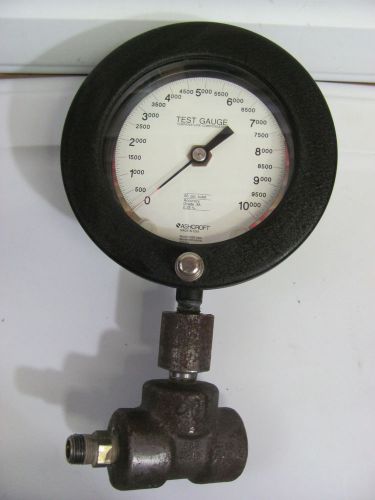 USED Ashcroft 0 - 10000 psi Q-4904 Temperature Compensated Test Gauge 3A 4&#034;