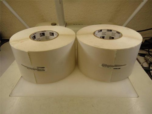Lot of 2 zebra 72294 z-select 4000t 4 by 6 inch thermal transfer paper label new for sale