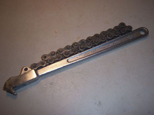 VINTAGE PROTO TOOLS NO 801 UNIVERSAL ADJUSTABLE CHAIN STRAP WRENCH PIPE USA