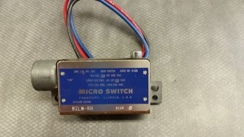 2 Micro Switch/Honeywell Switches BZLN-RH