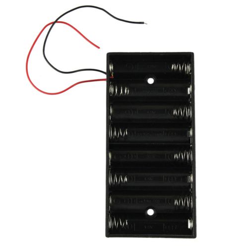 Latest 8*AA 8XAA 8xAA 12V Battery Holder Box Case With Wire For Soldering