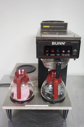 BUNN COMMERCIAL BREW MACHINE WITH WARMERS CW SERIES