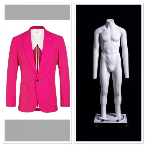 New male invisible pro ghost mannequin v-cut photography display mannequins for sale