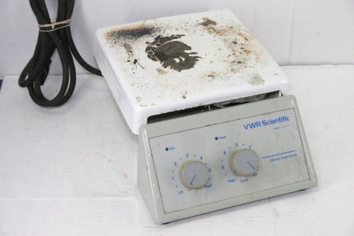 Vwr scientific model 370 hot plate &amp; stirrer &#034;tested&#034; for sale