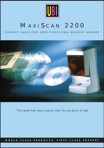 UBI MaxiSCAN 2200 In-Counter Omin-Directional Scanner - New (old stock)