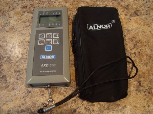 Alnor /TSI Micro Manometer AXD 550 - Diff  Pressure - Air Velocity - Digital