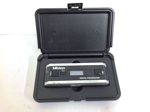 Mitutoyo pro 360 digital protractor w/hard case 950-315 for sale