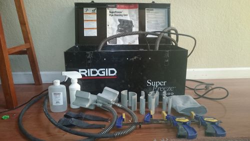 Ridgid sf-2500 super freeze pipe freezing unit pipe freezer machine ex condition for sale
