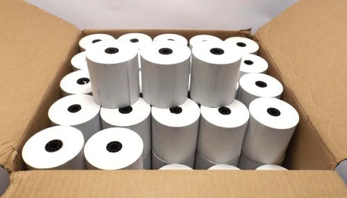 Lot of 50 - Thermal Paper Receipt Rolls - 3 1/8&#034;