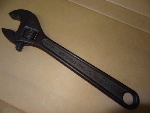 12&#034; Vintage Crescent Tool CO. Jamestown Adjustable Wrench 12-Inch