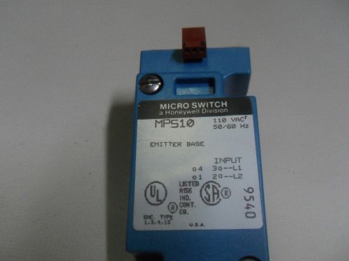(L18) 1 NEW HONEYWELL MPS10 PHOTOELECTRIC LIMIT SWITCH