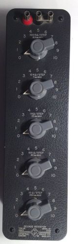 General Radio Genrad 1432-P Decade resistor Box 999.9 kOhms