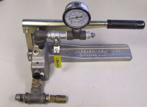 Wheeler rex 101813 700901 hydrostatic hydro-static test pump for sale